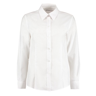 Kustom Kit K782 Ladies Long Sleeve Tailored Stretch Oxford Shirt